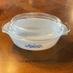 fire king baking dish 1.5 quart casserole made in USA oven proof anchor hocking